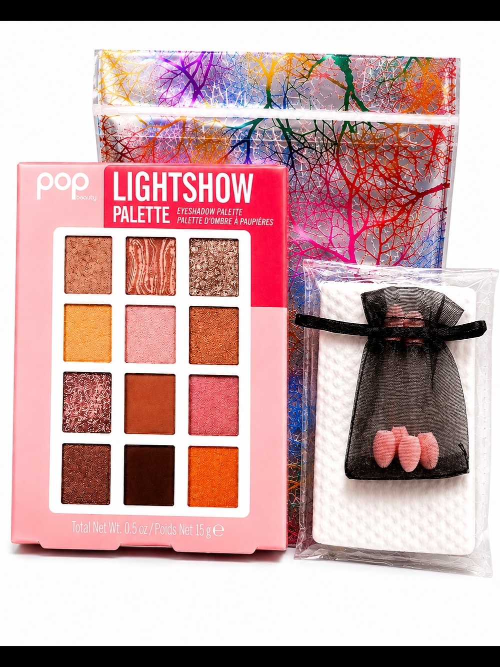POP Beauty Lightshow Eyeshadow Palette - Pink Multi-Shade Set